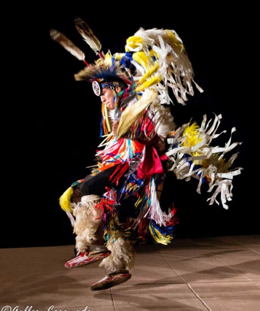 PL_Ken 3 11x14 Native dancer Kenneth in air levitate 1991cf ton