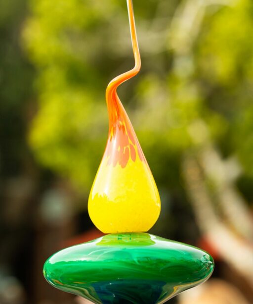 PL_glass AI yellow green art vase 8458cf ProC