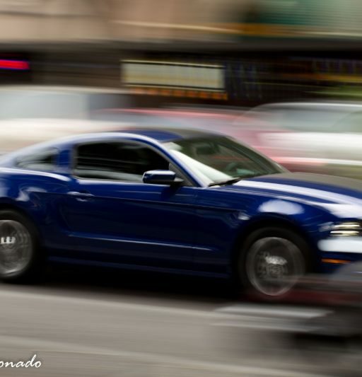 Car Mustang Blur Blue Fave