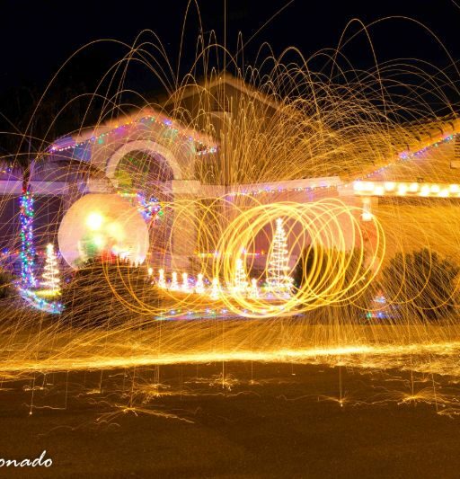 Fire Spinning Lights Fave Orange Cirles Round Chandler Firepaintingchristmaslights 283c1266 Flickr