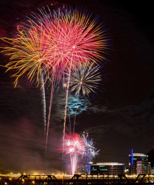Fireworks Fave Tempe Cityscape