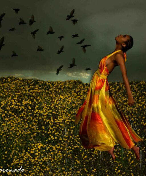 Kyra Bend Back Birds Flower 6914 7001 4 Fine Art-2} Patricia