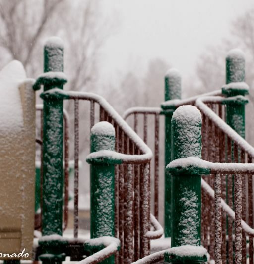 Snow Playground Posts Bars Winter Fave 0582