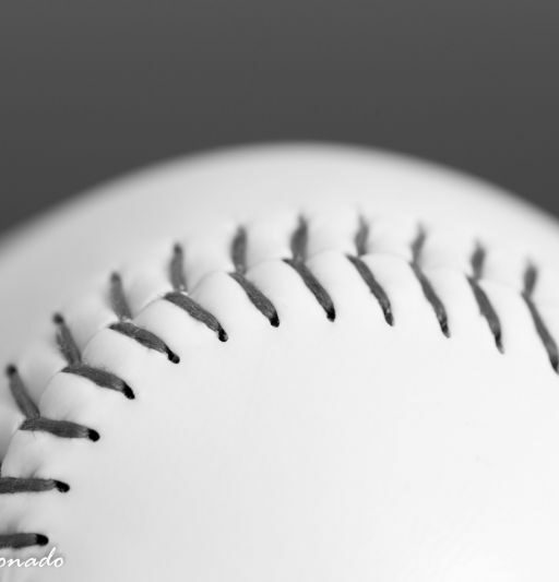 Softball Stitches Round Dd2 3667 Bw