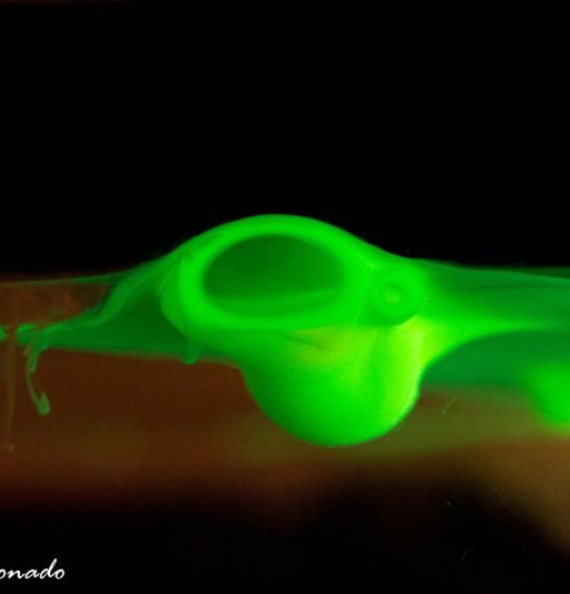 Water Florescent A1 Water Orange Goop Abstract Fave Yellow Av 9296