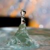 splash from a drop of water