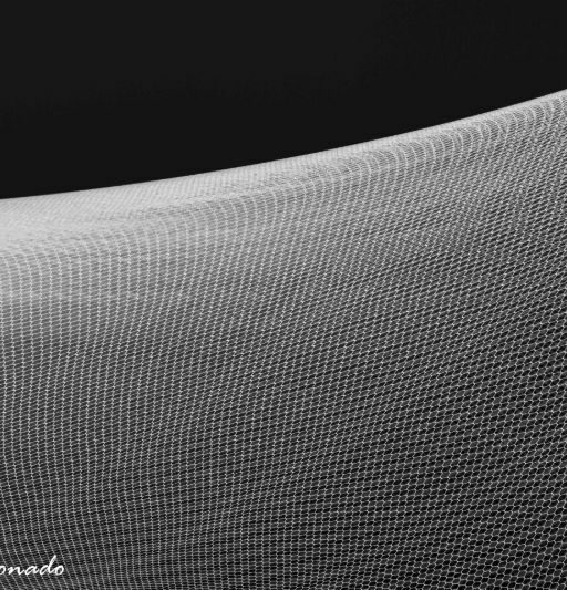 Abstract Metal Curves Shadow Dd2 2911 Invert Bw