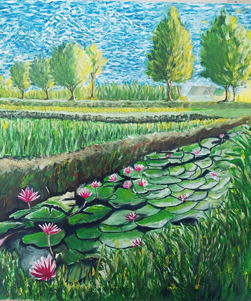 Water Lily - by Rasika